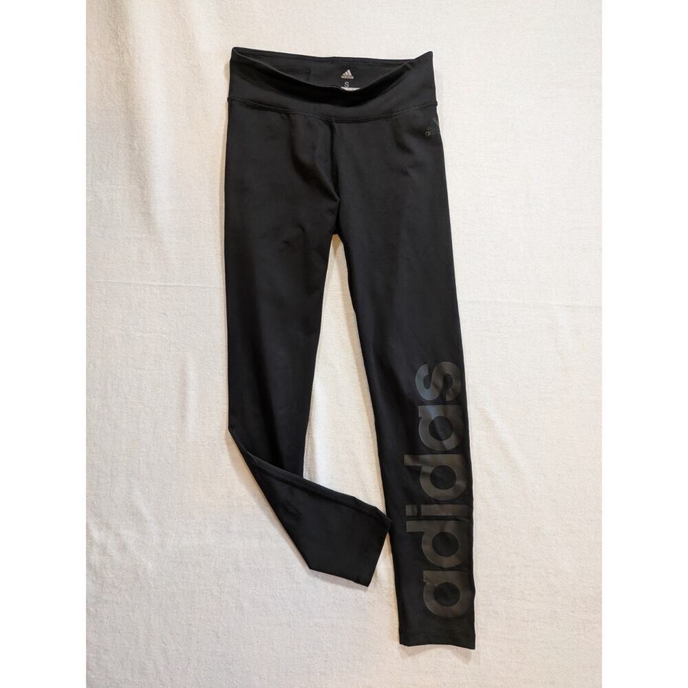 Adidas climalite black leggings size S‎